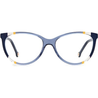 Carolina Herrera Women's Eyeglasses - Blue Orange Plastic Cat Eye Frame | CH 0064 0RTC ,
