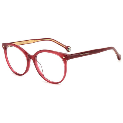 Carolina Herrera Women's Eyeglasses - Burgundy Round Full Rim Frame | HER 0083/G 0LHF ,