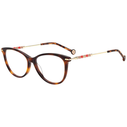 Carolina Herrera Women's Eyeglasses - Demo Lens Havana Cat Eye Frame | CH 0043 005L ,