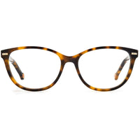 Carolina Herrera Women's Eyeglasses - Demo Lens Havana Ivory Oval Frame | CH 0048 0C1H ,