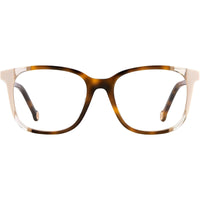 Carolina Herrera Women's Eyeglasses - Demo Lens Havana Ivory Square | CH 0065 0C1H ,