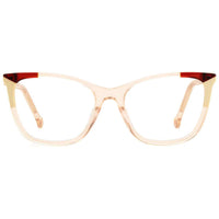 Carolina Herrera Women's Eyeglasses - Demo Lens Nude Beige Acetate | CH 0057 0DLN ,