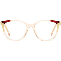 Carolina Herrera Women's Eyeglasses - Demo Lens Nude Beige Oval Frame | CH 0054 0DLN ,
