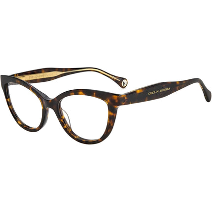 Carolina Herrera Women's Eyeglasses - Havana Plastic Frame Demo Lens | CH 0017 86 ,