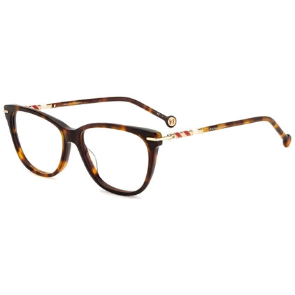 Carolina Herrera Women's Eyeglasses - Havana Plastic Frame Demo Lens | HER 0096 005L ,