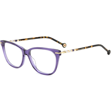 Carolina Herrera Women's Eyeglasses - Violet Havana Acetate Frame | HER 0096 0HKZ ,