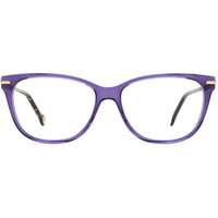 Carolina Herrera Women's Eyeglasses - Violet Havana Acetate Frame | HER 0096 0HKZ ,