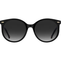 Carolina Herrera Women's Sunglasses - Black Pink Round Acetate Frame | CH 0046/S 03H2 ,