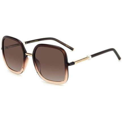 Carolina Herrera Women's Sunglasses - Brown Nude Full Rim Oversized | HER 0078/G 008M ,