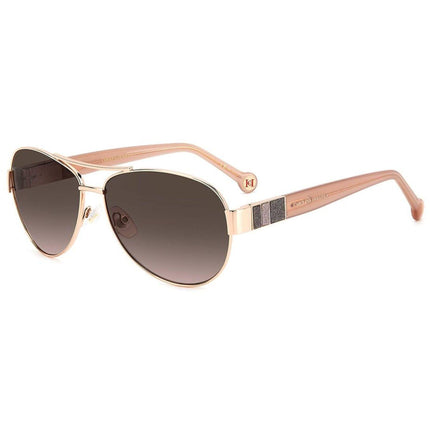 Carolina Herrera Women's Sunglasses - Gold Copper Navigator Frame | HER 0135/S 0DDB ,