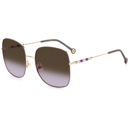 Carolina Herrera Women's Sunglasses - Gold Lilac Oversized Frame | CH 0035/S 0HZJ ,