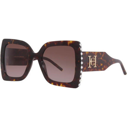 Carolina Herrera Women's Sunglasses - Havana Butterfly Full Rim Frame | CH 0001/s 0086 ,