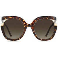 Carolina Herrera Women's Sunglasses - Havana Full Rim Cat Eye Frame | CH 0003/S 0086 ,