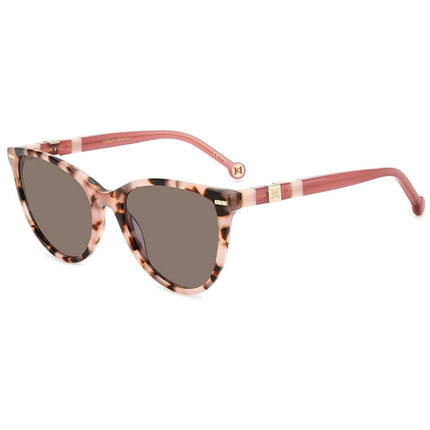 Carolina Herrera Women's Sunglasses - Havana Pink Frame Grey Lens | HER 0107/S 00T4 ,