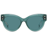 Carolina Herrera Women's Sunglasses - Teal Cat Eye Frame Blue Lens | CH 0009/S 0ZI9 ,