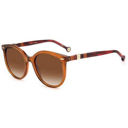Carolina Herrera Women's Sunglasses - Transparent Brown Round Frame | CH 0046/S 0BRZ ,