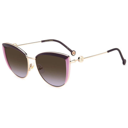 Carolina Herrera Women's Sunglasses - Violet Lilac Cat Eye Frame | HER 0112/S 0RY8 ,