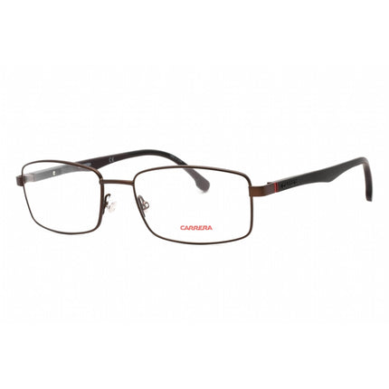 Carrera Men's Eyeglasses - Bronze Rectangular Metal Full Rim | CARRERA 8842 0J7D 00 ,