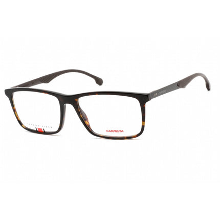 Carrera Men's Eyeglasses - Dark Havana Plastic Full Rim Rectangular | 8839 0086 00 ,