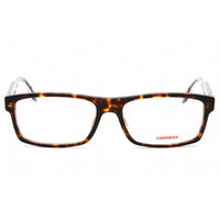 Carrera Men's Eyeglasses - Havana Rectangular Frame Clear Lens | CARRERA 293 0086 00 ,