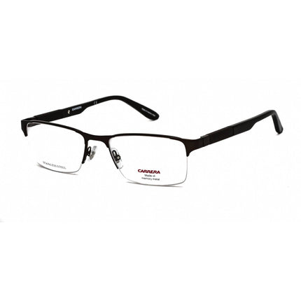 Carrera Men's Eyeglasses - Matte Brown Half Rim Rectangular Frame | Ca 8821 0YZ4 00 ,