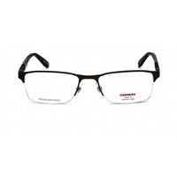 Carrera Men's Eyeglasses - Matte Brown Half Rim Rectangular Frame | Ca 8821 0YZ4 00 ,