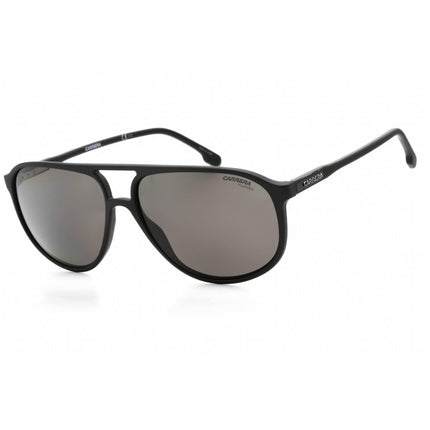 Carrera Men's Sunglasses - Gray Lens Matte Black Aviator Frame | CARRERA 257/S 0003 M9 ,