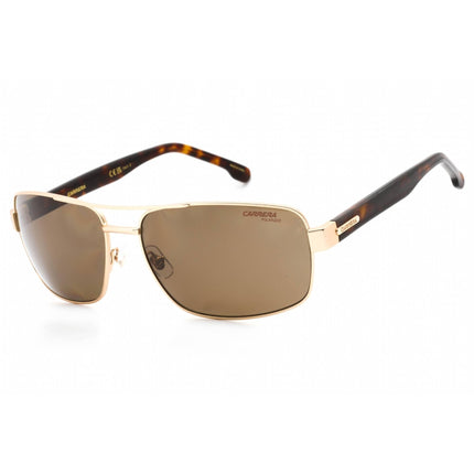 Carrera Men's Sunglasses - Matte Gold Metal Rectangular Frame | CARRERA 8063/S 0AOZ SP ,
