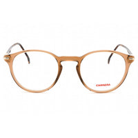 Carrera Unisex Eyeglasses - Beige Plastic Full Rim Round Frame | CARRERA 284 010A 00 ,