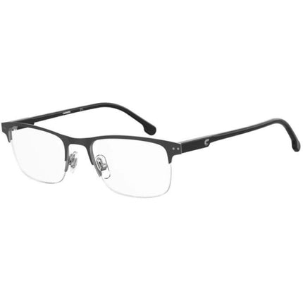 Carrera Unisex Eyeglasses - Black Plastic/Metal Rectangular Half Rim | 2019T 0807 ,