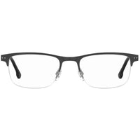 Carrera Unisex Eyeglasses - Black Plastic/Metal Rectangular Half Rim | 2019T 0807 ,