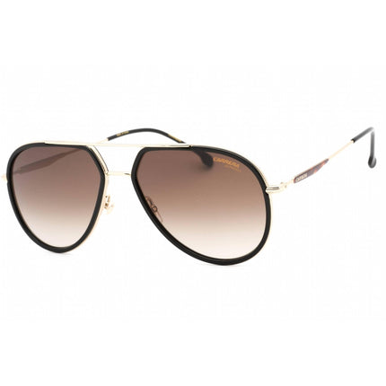 Carrera Unisex Sunglasses - Black Gold Aviator Metal Frame | CARRERA 295/S 02M2 HA ,