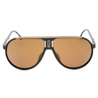 Carrera Unisex Sunglasses - Black Gold Full Rim Aviator Frame | CHAMPION65/N 02M2 YL ,