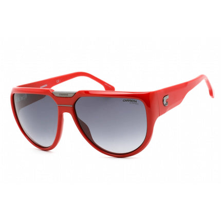 Carrera Unisex Sunglasses - Grey Shaded Lens Red Aviator Frame | FLAGLAB 13 0C9A 9O ,