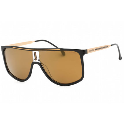 Carrera Women's Sunglasses - Black Gold Square Shape Frame | CARRERA 1056/S 02M2 YL ,