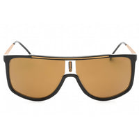 Carrera Women's Sunglasses - Black Gold Square Shape Frame | CARRERA 1056/S 02M2 YL ,