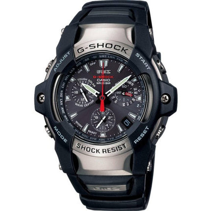 Casio Men's Chronograph Watch - G-Shock Silver Case Black Resin Strap | GS-1100-1A ,