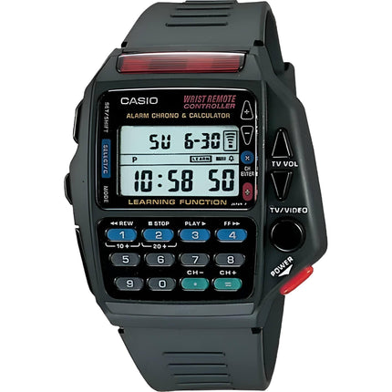 Casio Men's Digital Watch - Dual Time Calculator Grey Dial Resin Strap | CMD-40B-1C ,
