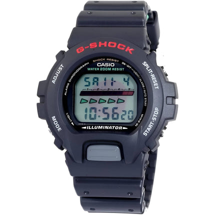 Casio Men's Digital Watch - G-Shock Alarm Chronograph Black Resin Strap | DW-6600C-1VZ ,