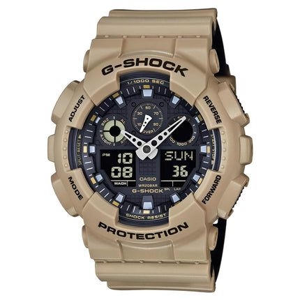 Casio Men's Quartz Watch - G-Shock Analog Digital Strap Shock Resistant | GA100L-8A ,
