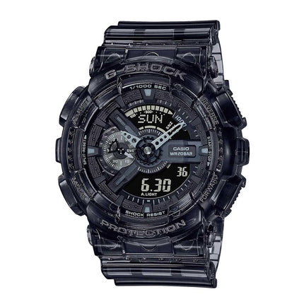 Casio Men's Quartz Watch - G-Shock Grey and Black Ana-Digi Dial Strap | GA110SKE-8A ,