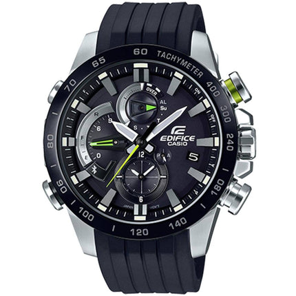 Casio Men's Watch - Edifies Smartphone Link Bluetooth Black Dial Strap | EQB800BR-1A ,