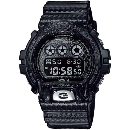 Casio Men's Watch - G-Shock Alarm Black Dial Resin Strap Digital Quartz | DW6900DS-1 ,