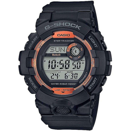 Casio Men's Watch - G-Shock Black and Orange Digital Dial Strap | GBD-800SF-1CR ,