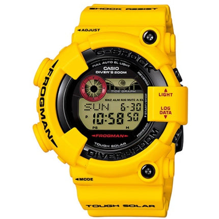 Casio Men's Watch - G-Shock Frogman Black Digital Dial Yellow Strap | GF-8230E-9CR ,