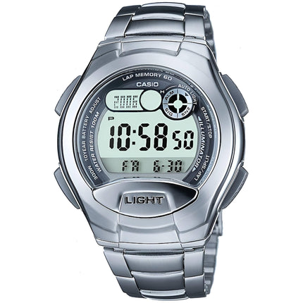 Casio Men's Watch - Quartz Digital Dial Stainless Steel Case Bracelet | W-752D-1A ,