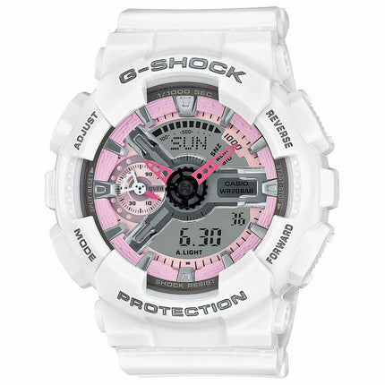 Casio Women's Alarm Watch - G-Shock S Series Dive Ana-Digi Grey Dial | GMAS110MP-7A ,