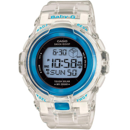 Casio Women's Watch - Baby-G Tough Solar Black and Grey Dial Digital | BGR-300EB-7 ,
