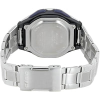 Casio Women's Watch - Poptone Blue and Silver Dial Steel Analog-Digital | LCF-10D-2A ,