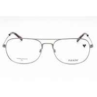 Flexon Men's Eyeglasses - Gunmetal Aviator Metal Full Rim Frame | FLEXON H6066 070 ,